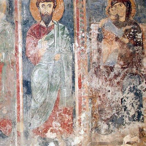 Affreschi del XII secolo nell_ipogeo